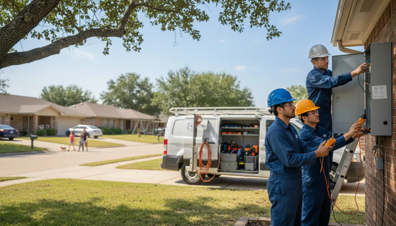 Certified electrician providing emergency electrical services in Cressona, PA